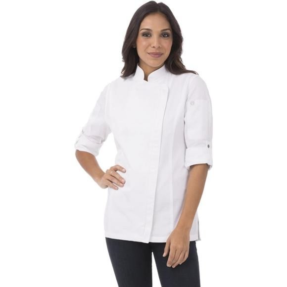 Chef Works Women's Hartford Chef Coat - Picture 1 of 6